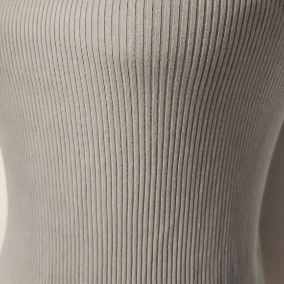 Anne Taylor Silk Cotton Cami soft lighweight Gray lace trimmed Tank top sz Small - Picture 3 of 10